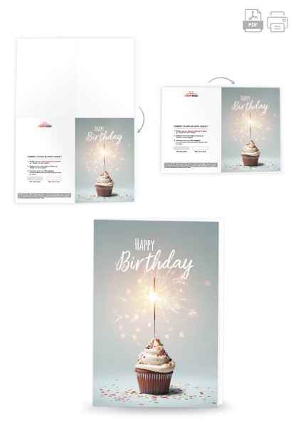 Happy Birthday - Muffin