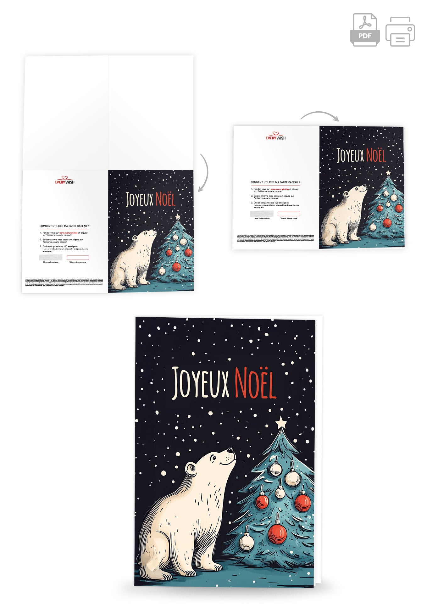 Joyeux Noël - Ours polaire