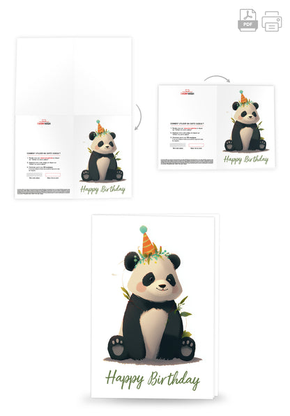 Happy Birthday - Panda