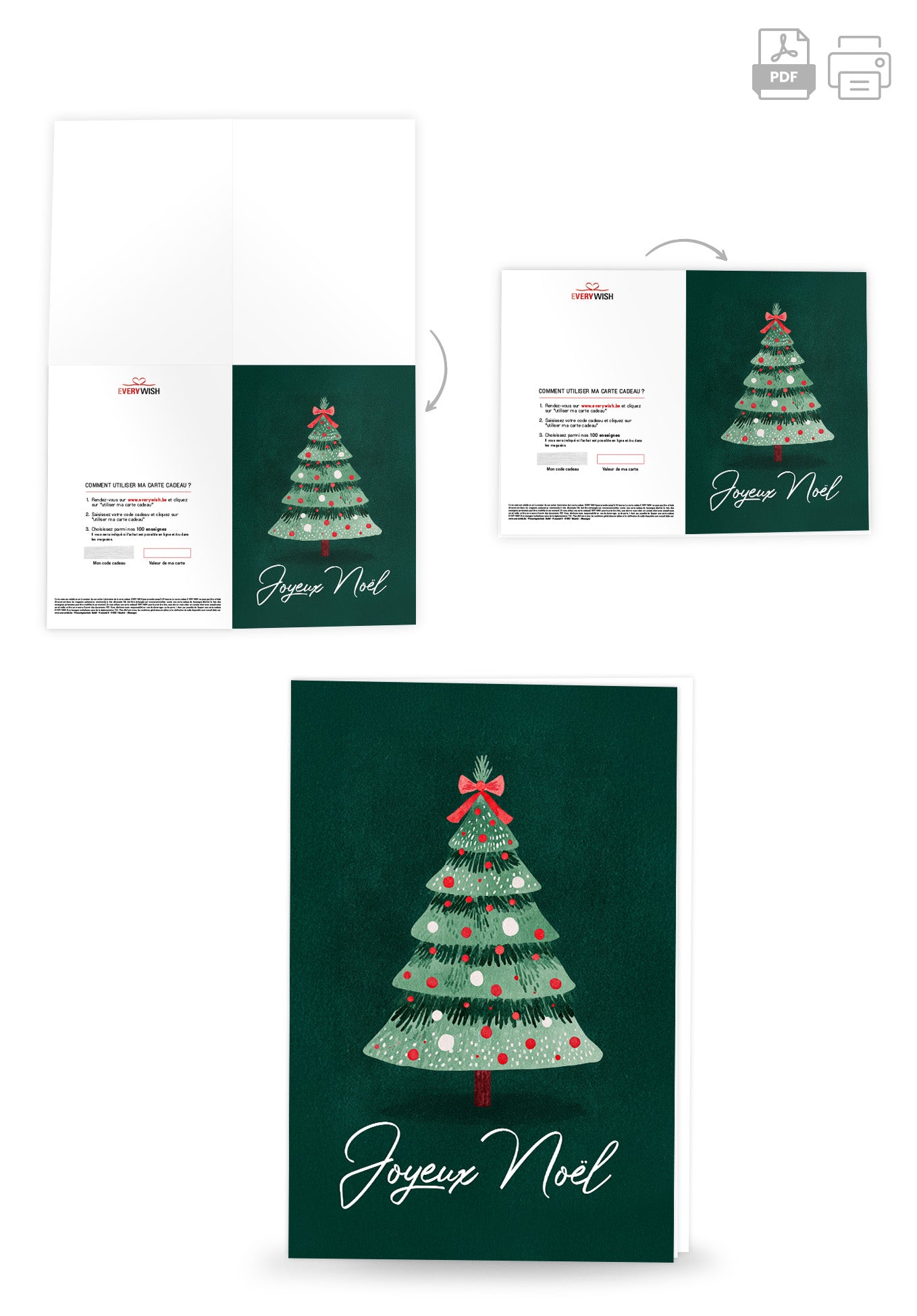 Joyeux Noël - Sapin Vert