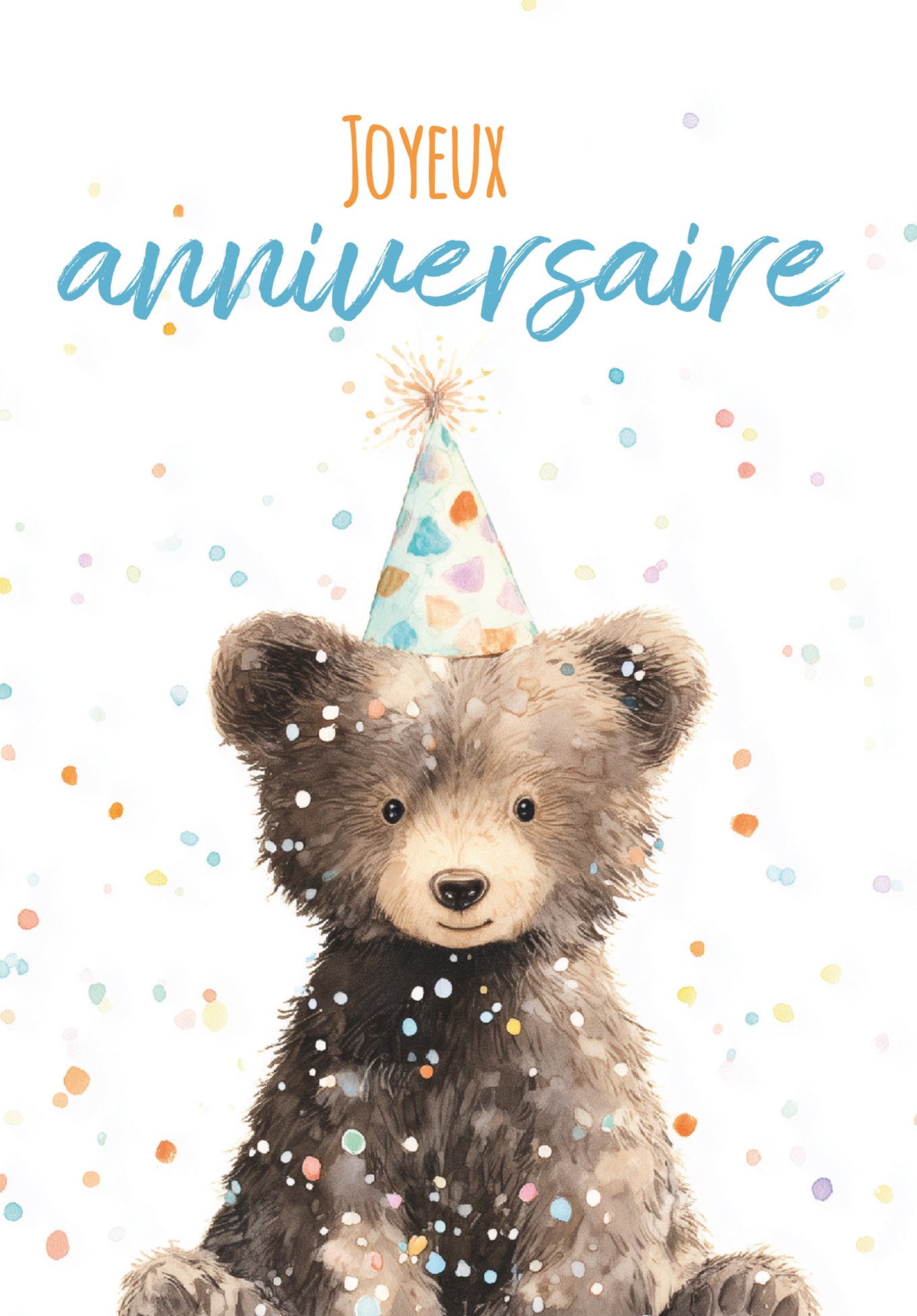 Joyeux anniversaire - Ours