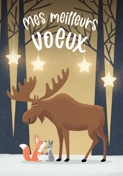 Mes meilleurs vœux - Animaux Forêt