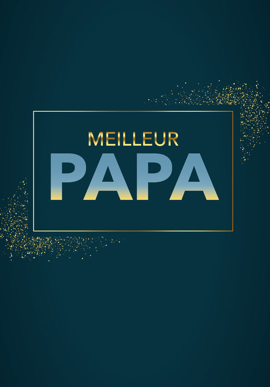 Meilleur Papa - Bleu