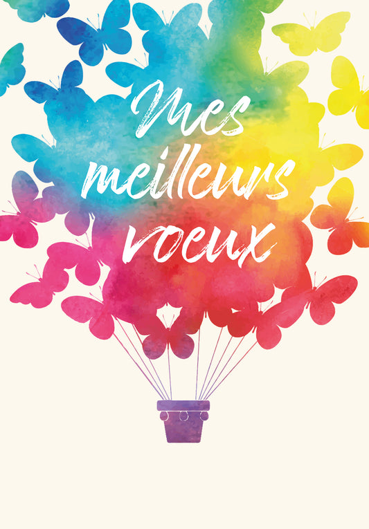 Mes meilleurs voeux - Papillon