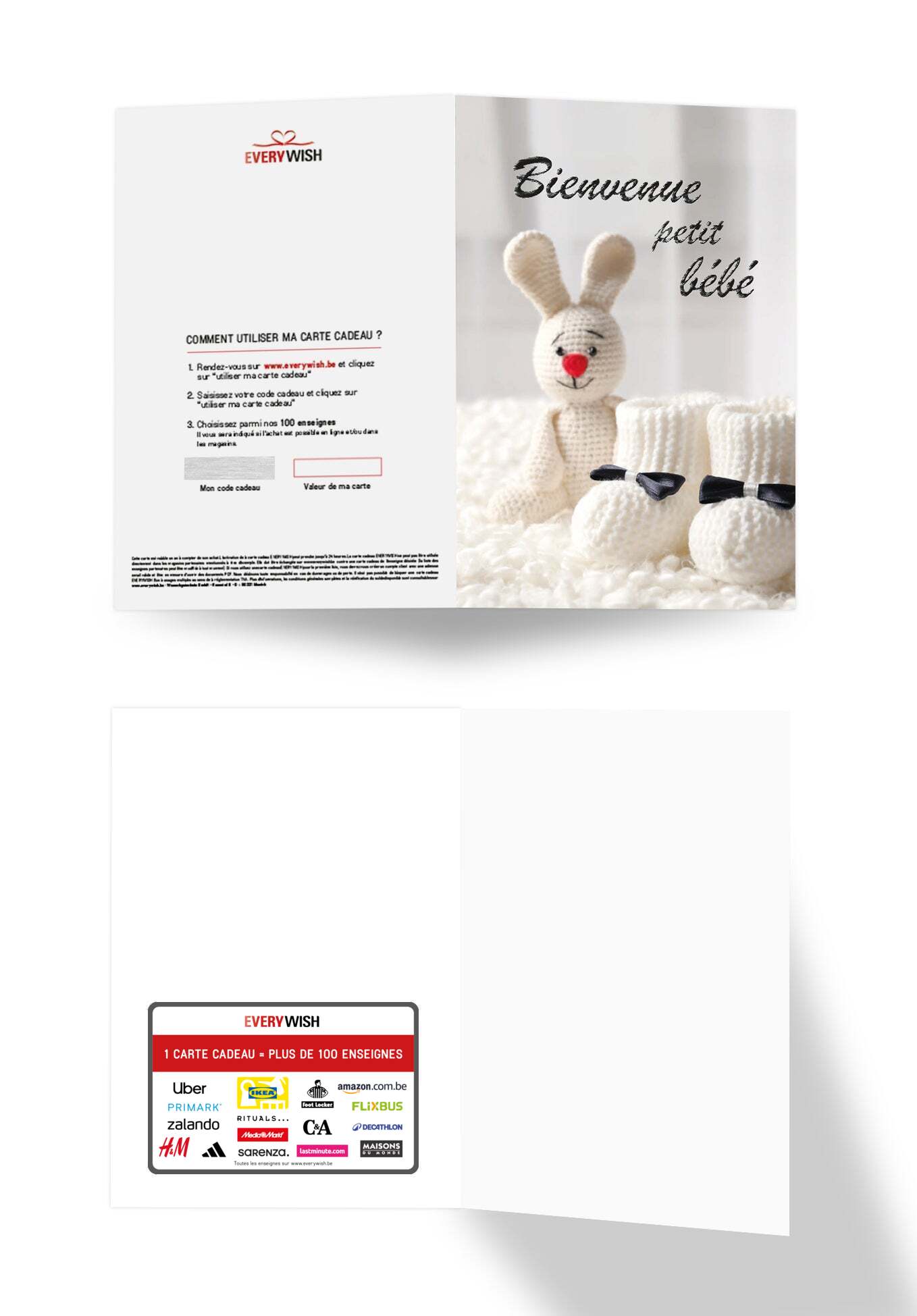 Bienvenue petit bébé - Lapin 