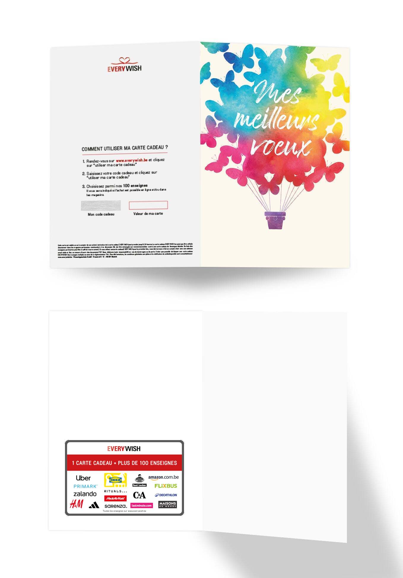 Mes meilleurs voeux - Papillon PDF