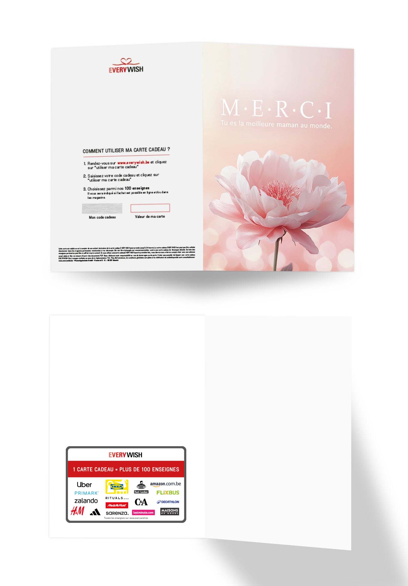 Merci Maman - Fleur Rosa