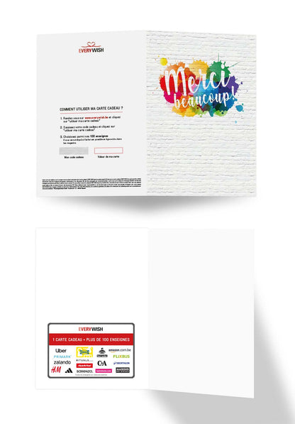 Merci beaucoup varié - Taches colorées PDF