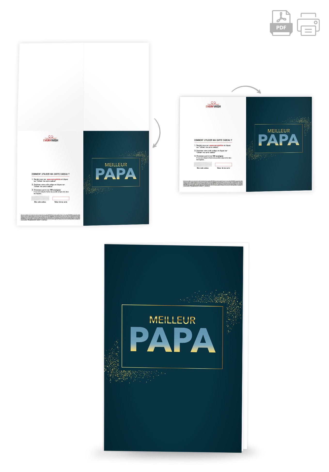Meilleur Papa - Bleu