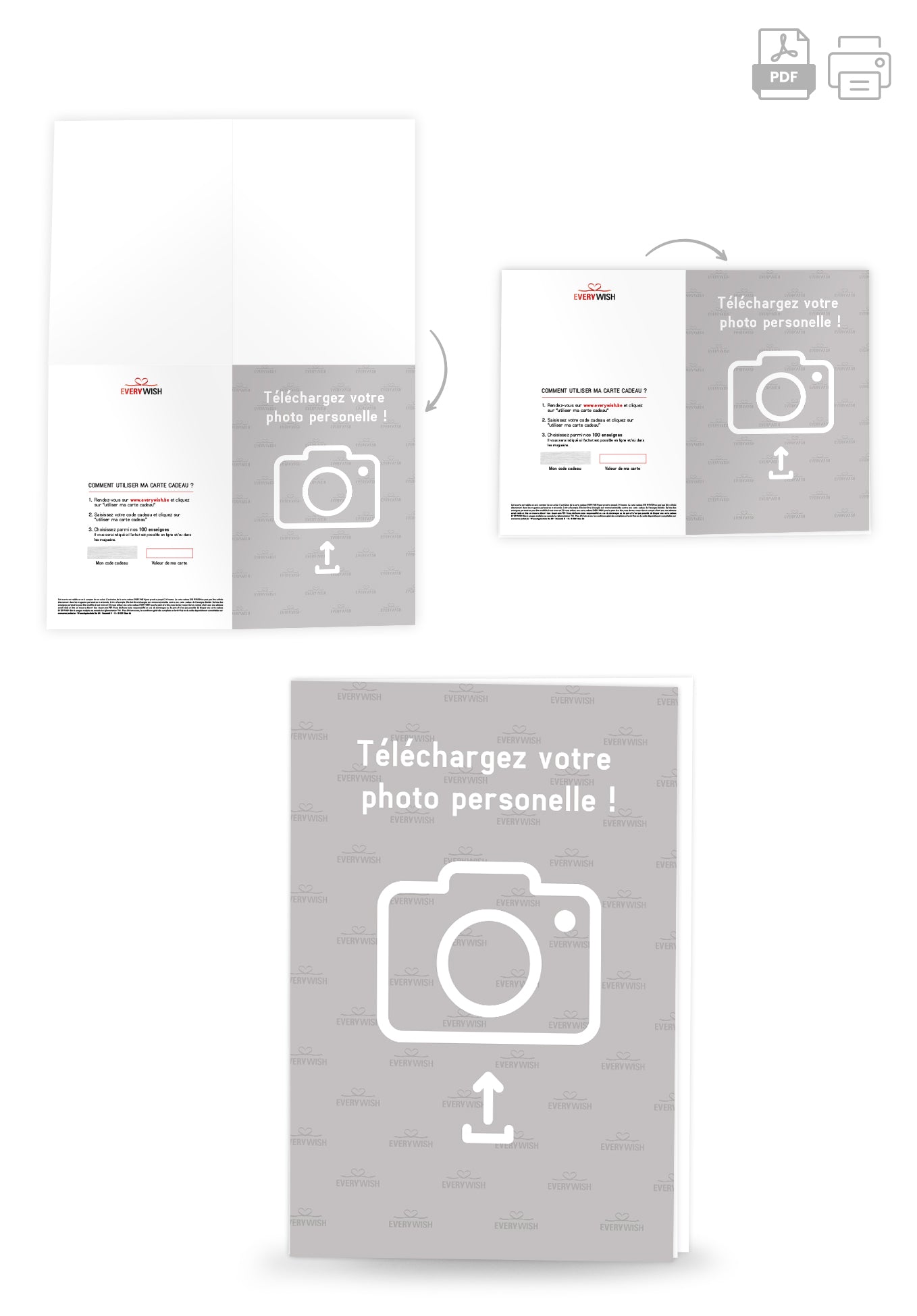 Visuel personnalisé (Valeur du bon)