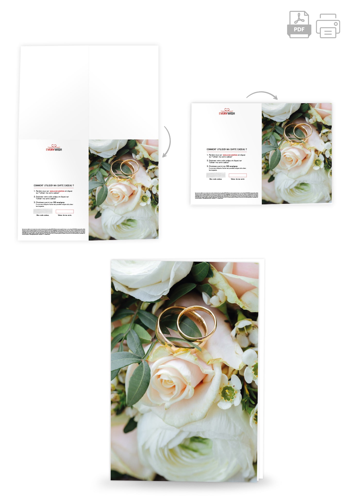 Anneaux de mariage (Valeur du bon)