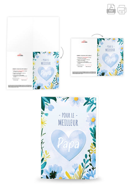 Pour le meilleur Papa - Fleurs de cœur