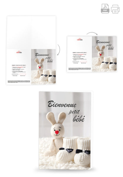 Bienvenue petit bébé - Lapin 