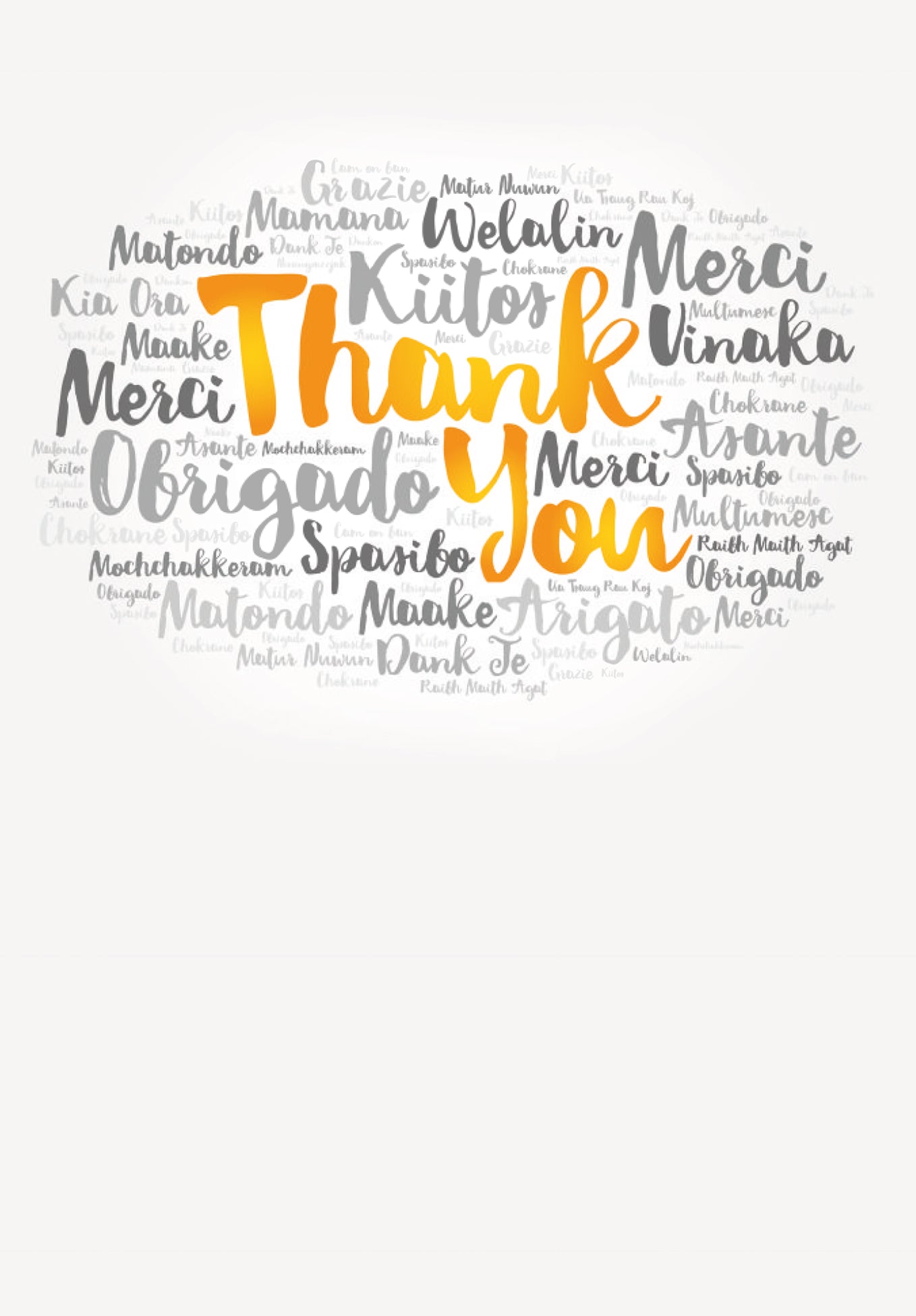 Thank you - Internationaal (Valeur du bon)