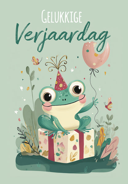 Gelukkige Verjaarday - Frog