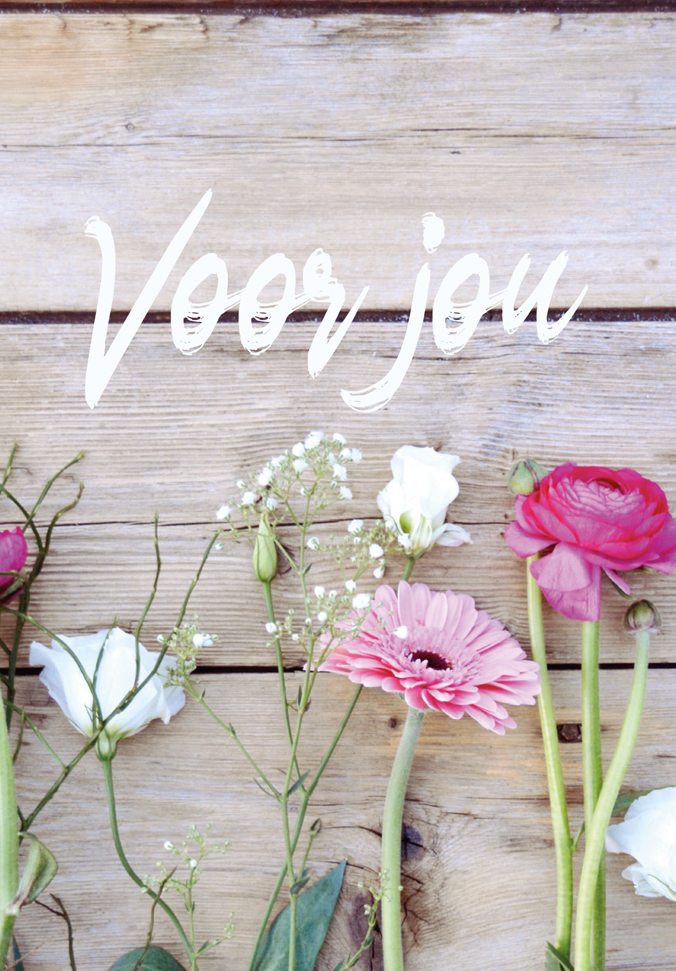 Voor jou - Bloemen (Valeur du bon)