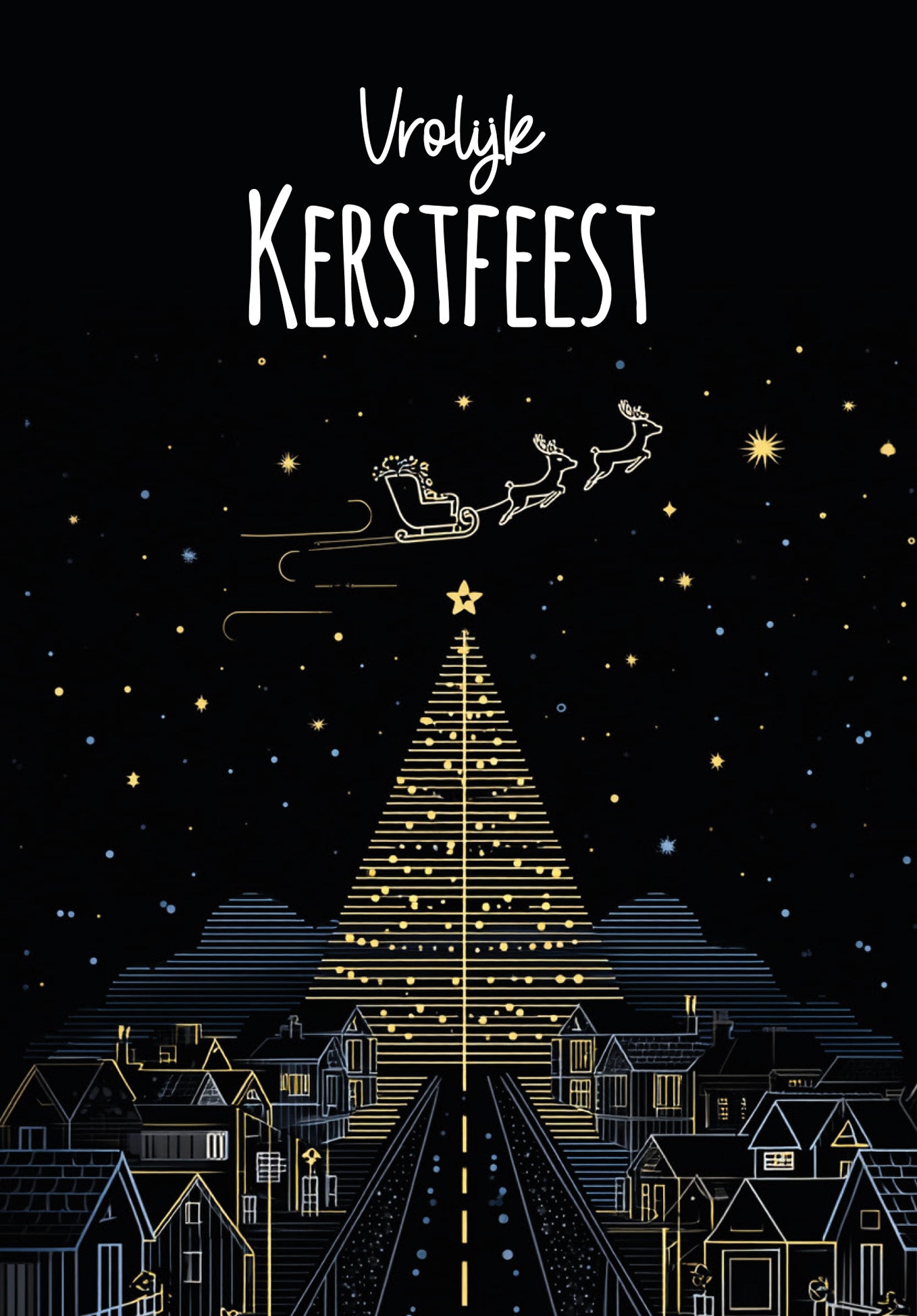 Vrolijk Kerstfeest - Stad Tannenbaum