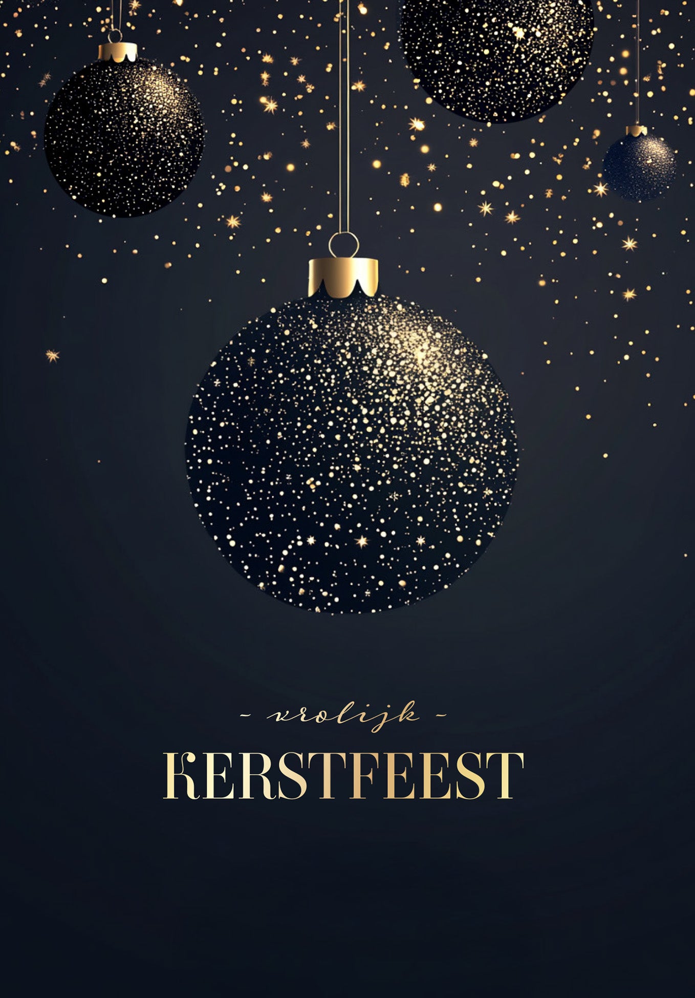 Vrolijk Kerstfeest - Kerstballen