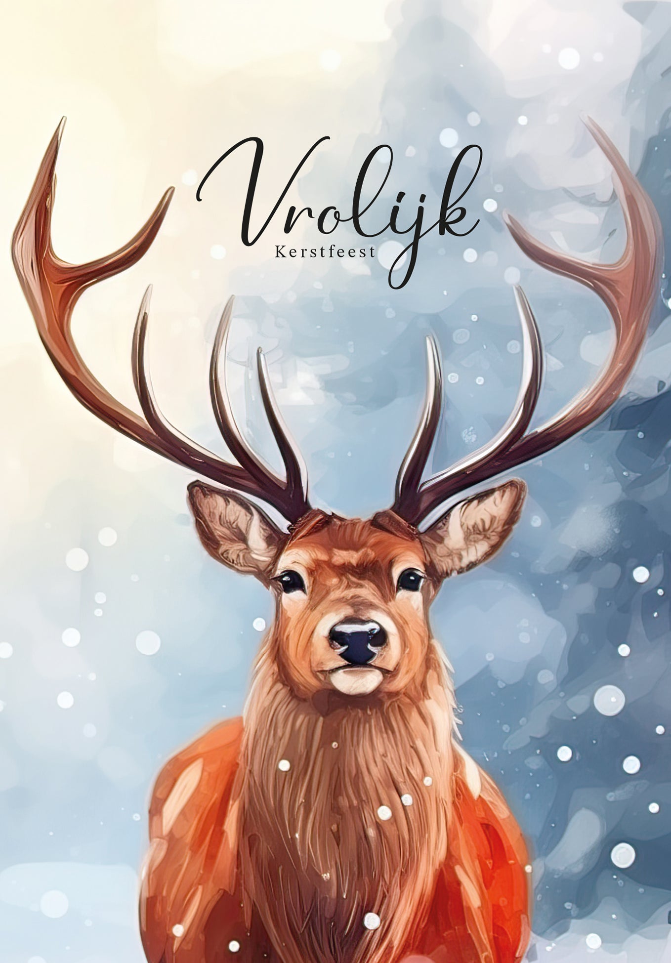Vrolijk Kerstfeest - Hert (Valeur du bon)