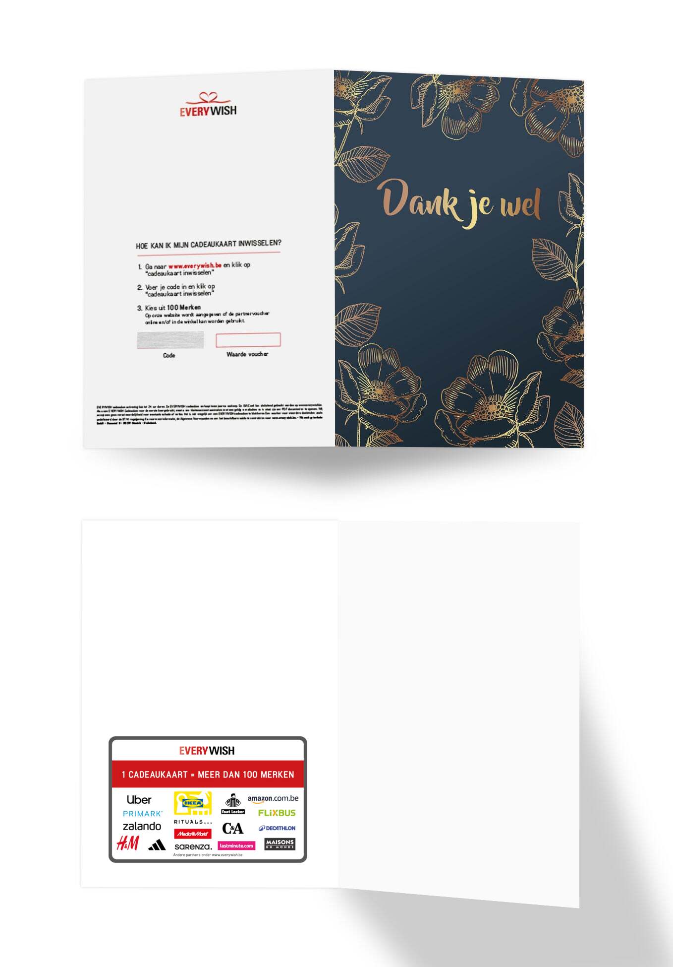 Dank je wel - Blauw Goud
