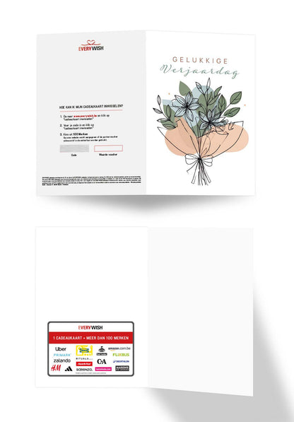 Gelukkige Verjaarday - Boeket bloemen