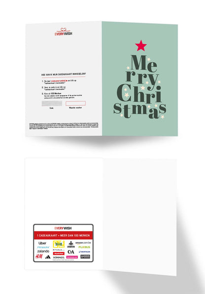 Merry Christmas - Letters Kerstboom