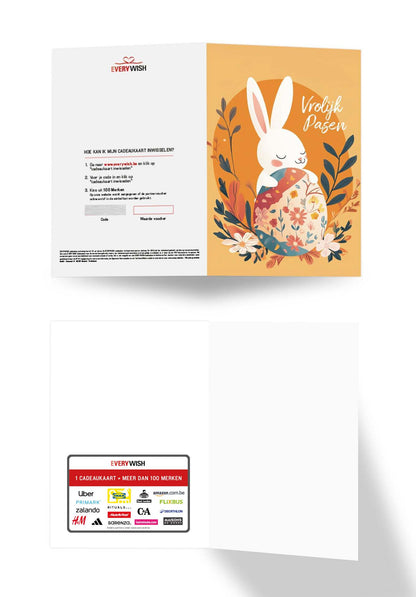 Vrolijk Pasen - Oranje Haas (Valeur du bon)