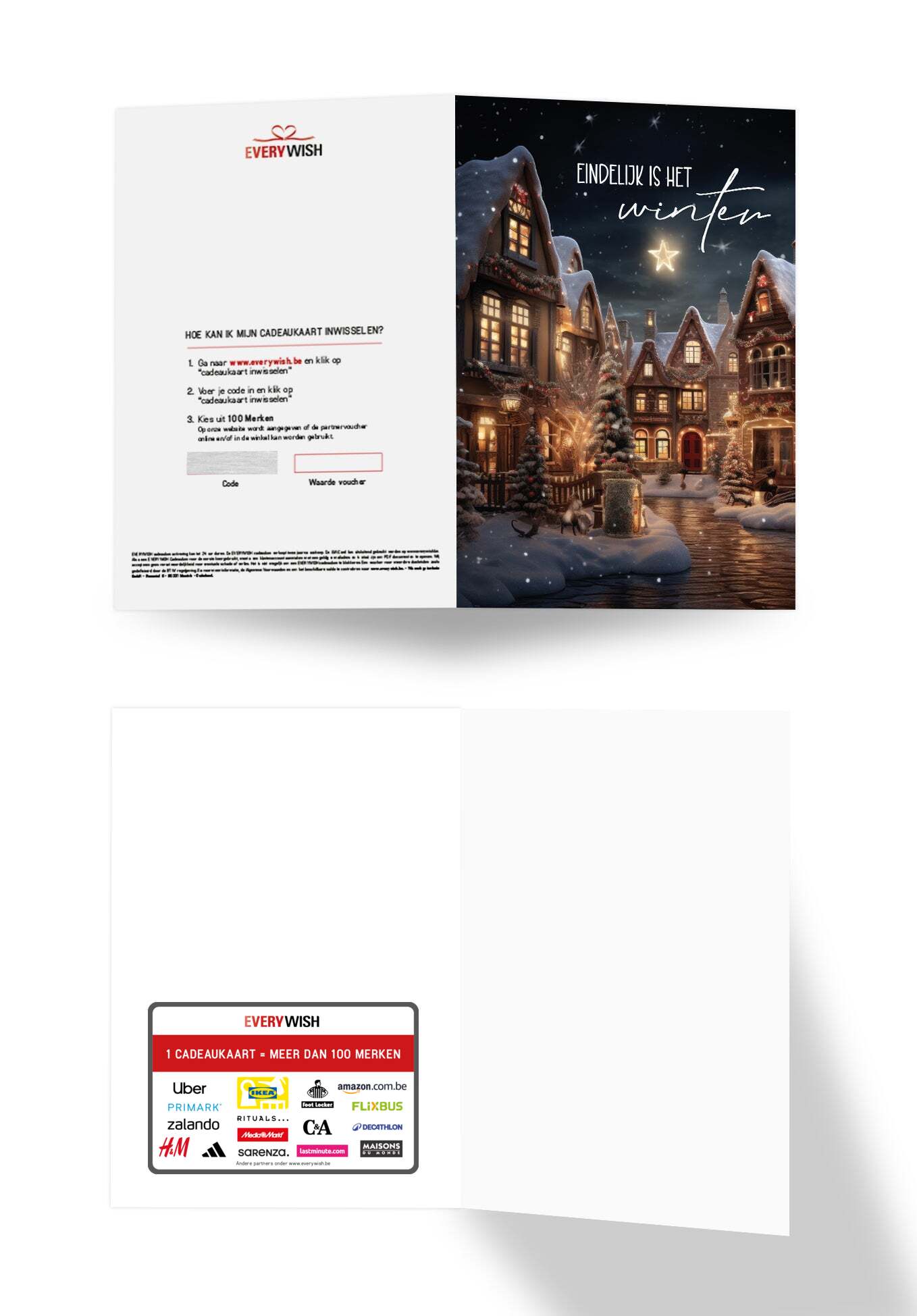 Eindelijk is het winter - Dorp (Valeur du bon)