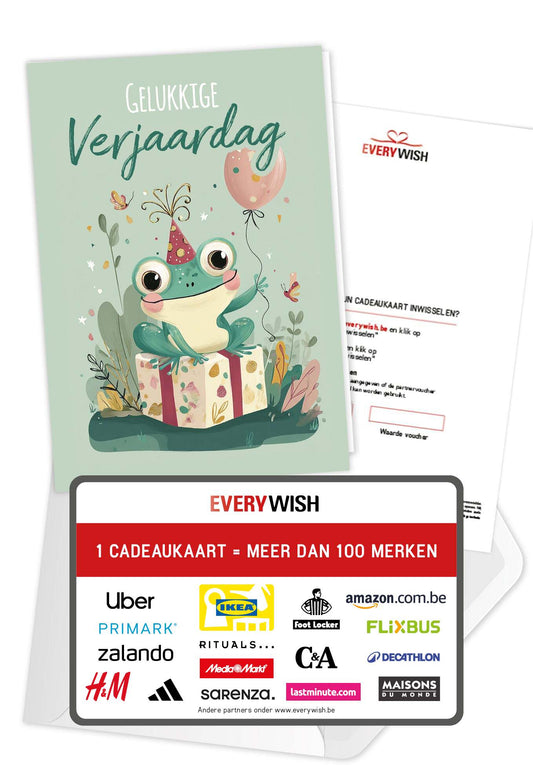 Gelukkige Verjaarday - Frog