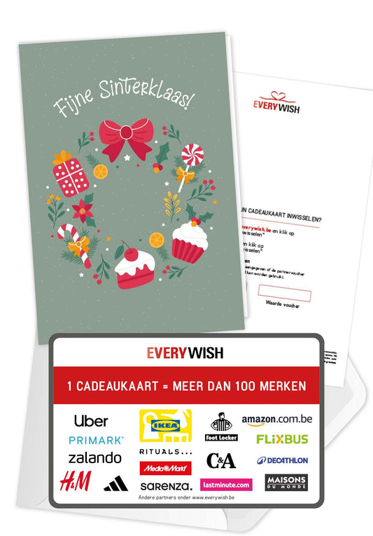 Fijne Sinterklaas - Krans Snoepgoed