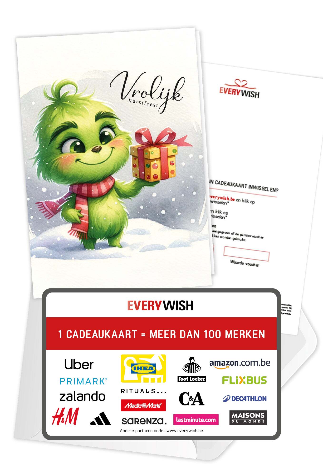 Vrolijk Kerstfeest - Grinch (Valeur du bon)