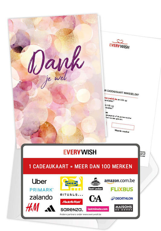 Dank je wel - Paars goud 