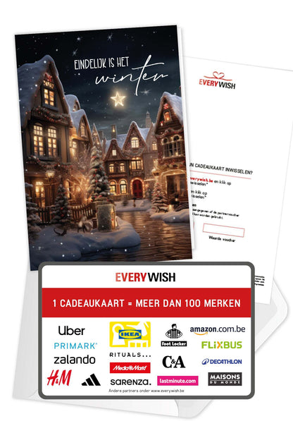 Eindelijk is het winter - Dorp (Valeur du bon)