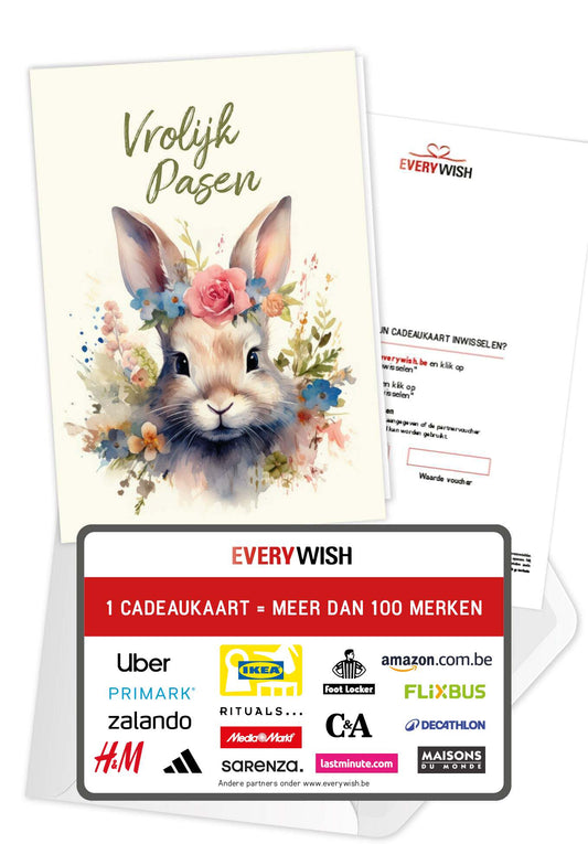 Vrolijk Pasen - Haas Bloemen