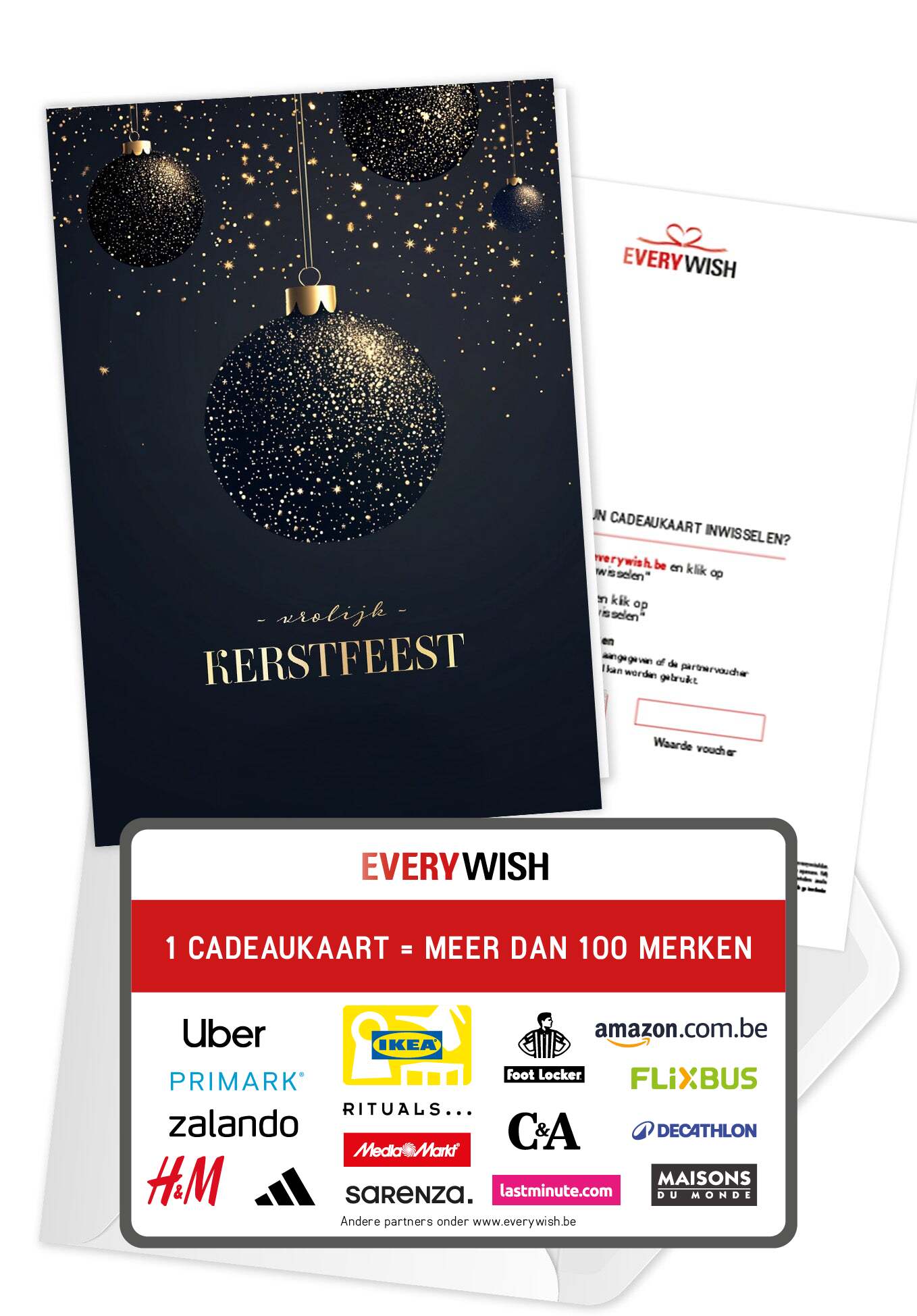 Vrolijk Kerstfeest - Kerstballen