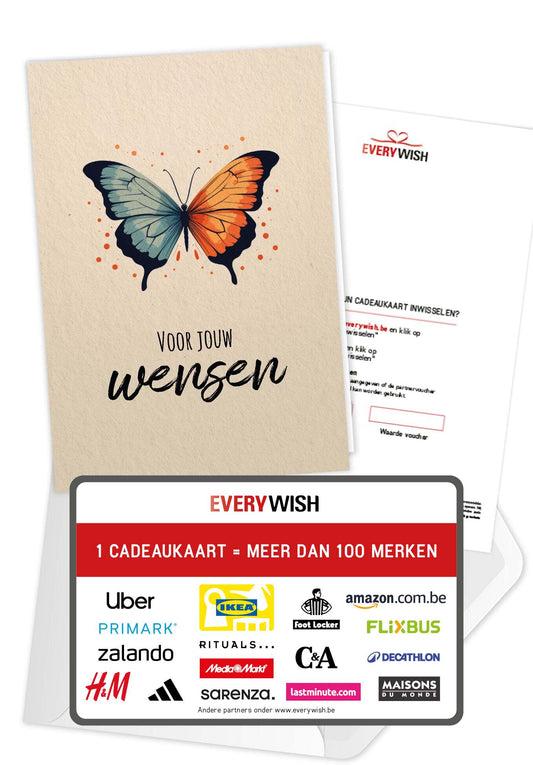 Voor jouw wensen - Vlinder