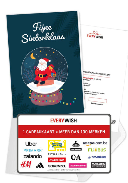 Fijne Sinterklaas - Sinterklaas Sneeuwbol