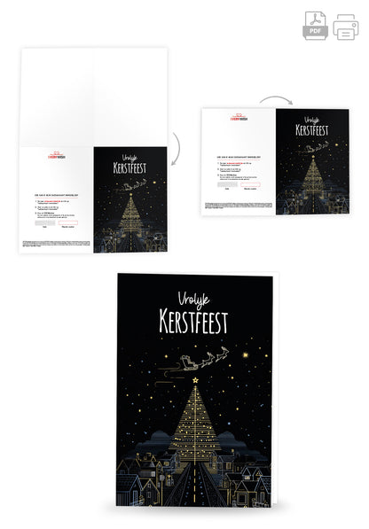 Vrolijk Kerstfeest - Stad Tannenbaum