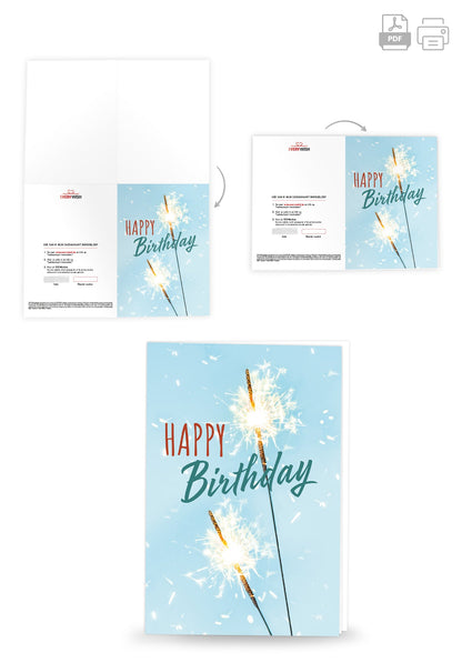 Happy Birthday - Sterretjes PDF