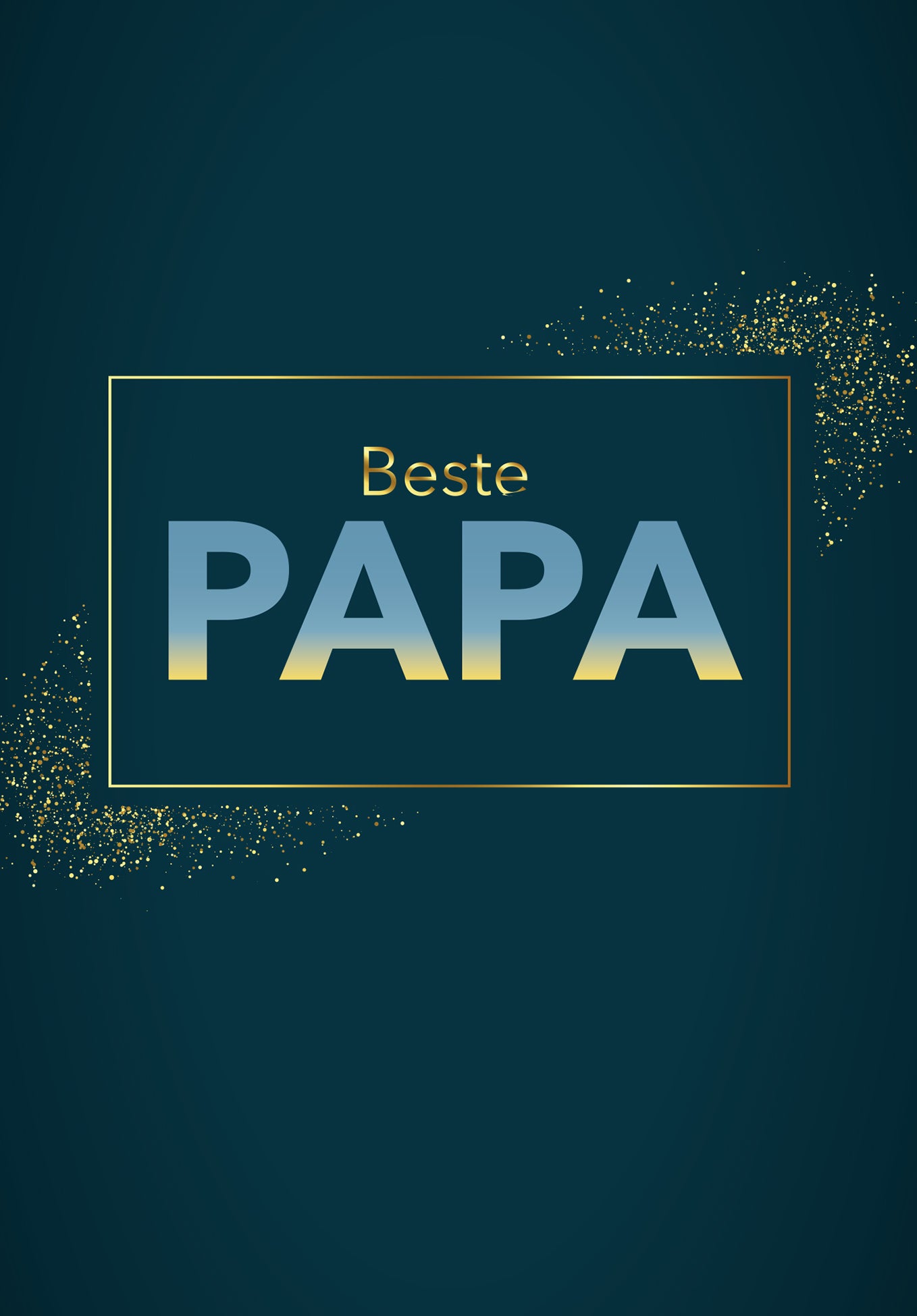 Beste papa - Blauw (Valeur du bon)