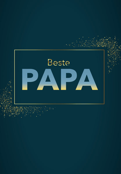 Beste papa - Blauw (Valeur du bon)